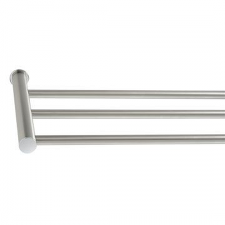 Stunning saturn brushed towel rack with rail - 600mm